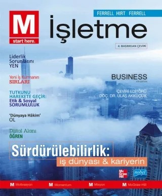 İŞLETME - Business – O.C. Ferrell - Geoffrey A. Hirt - Linda Ferrell, McGrawHill – Nobel Akademik Yayıncılık kitap kapağı
