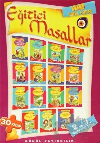 Eğitici Masallar ( 30 Düz Yazılı Kutulu Kitap Takım) – Kolektif – Gönül Yayıncılık kitap kapağı