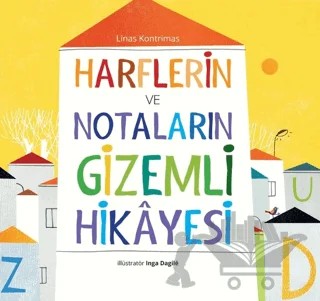 Harflerin ve Notaların Gizemli Hikayesi – Linas Kontrimas – EDAM kitap kapağı