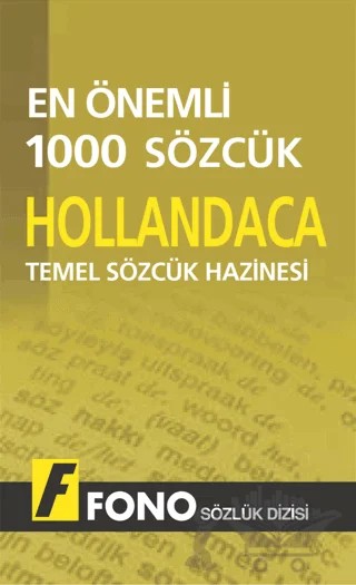 Hollandacada En Önemli 1000 Sözcük – Kolektif – Fono Yayınları kitap kapağı
