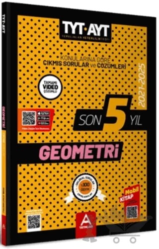 TYT AYT Geometri Son 5 Yıl Çıkmış Sorular – Kolektif – A Yayınları kitap kapağı