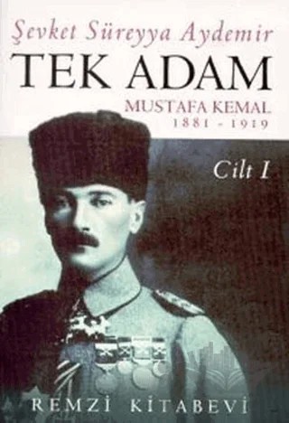 Tek Adam Cilt 1 – Şevket Süreyya Aydemir – Remzi Kitabevi kitap kapağı
