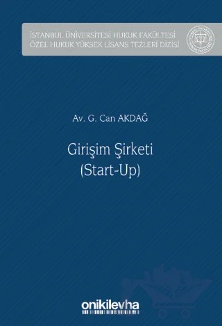 Girişim Şirketi (Start-Up) – G. Can Akdağ – On İki Levha Yayınları kitap kapağı