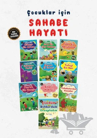 Çocuklar için Sahabe Hayatları Seti - 10 Kitap Takım – Cuma Karakoç – Aktaş Yayıncılık kitap kapağı