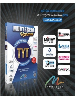 Muhteşem Karma TYT 7’Lİ Deneme Seti – Kolektif – Muhteşem Yayınları kitap kapağı