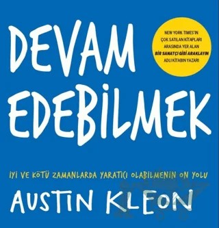 Devam Edebilmek – Austin Kleon – Butik Yayınları kitap kapağı
