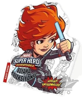 Black Widow - Marvel Süper Kahramanlar Boyama Koleksiyonu – Kolektif – Beta Kids kitap kapağı