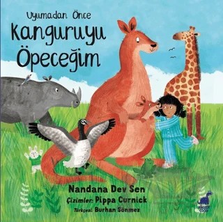 Uyumadan Önce Kanguruyu Öpeceğim – Nandana Dev Sen – Dinozor Çocuk kitap kapağı