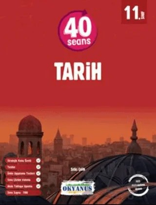 11. Sınıf 40 Seans Tarih – Sıtkı Çelik – Okyanus Yayınları kitap kapağı