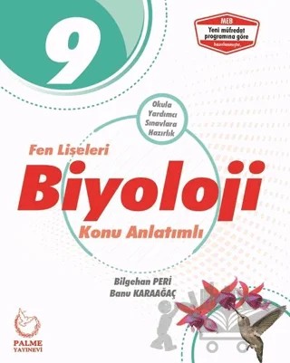 Palme 9. Sınıf Fen Liseleri Biyoloji Konu Anlatımlı – Banu Karaağaç, Bilgehan Peri – Palme Yayınları kitap kapağı