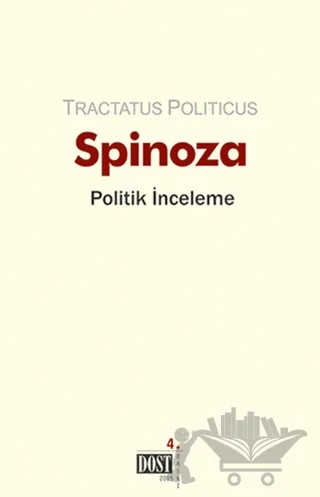 Tractatus Politicus - Politik İnceleme – Benedictus de Spinoza – Dost Kitabevi Yayınları kitap kapağı