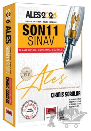 2026 ALES Sayısal-Sözel Yetenek Son 11 Sınav Çıkmış Sorular (23 Kasım 2025) – Kolektif – Yargı Yayınevi kitap kapağı