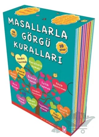 Masallarla Görgü Kuralları (10 Kitap Takım) – Münire Şafak – Timaş Çocuk kitap kapağı