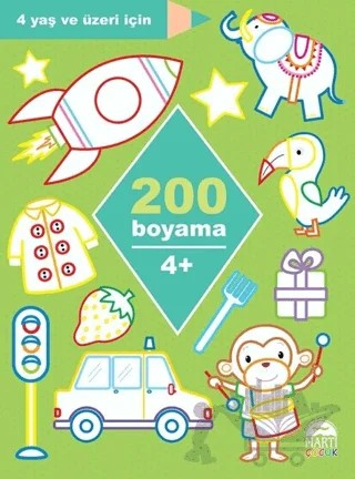 200 Boyama – Kolektif – Martı Çocuk Yayınları kitap kapağı