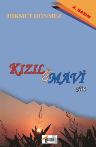 Kızıl ve Mavi – Hikmet Dönmez – Ubuntu Yayınları kitap kapağı