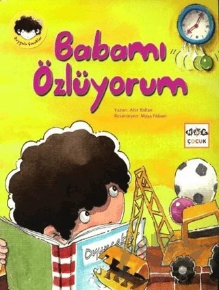 Babamı Özlüyorum – Abir Ballan – Nar Çocuk kitap kapağı