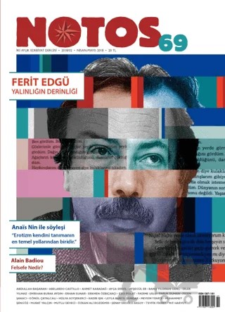 Notos Öykü İki Aylık Edebiyat Dergisi Sayı: 69 Nisan - Mayıs 2018 – Notos Öykü Dergisi kitap kapağı