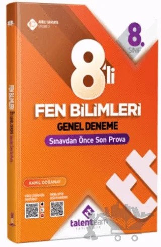 8. Sınıf Fen Bilimleri 8'Li Genel Deneme – Kollektif – Talentteam Yayıncılık kitap kapağı