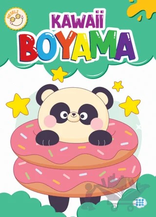 Neşeli Kawaii Boyama – Kollektif – Dokuz Çocuk kitap kapağı
