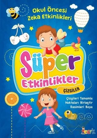 Süper Etkinlikler - Çizgiler – Kolektif – Bıcırık Yayınları kitap kapağı