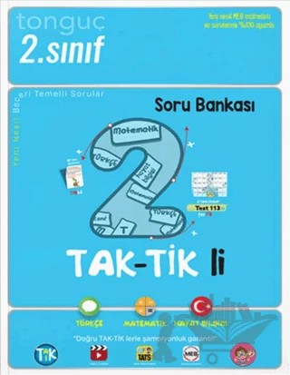 2. Sınıf Taktikli Tüm Dersler Soru Bankası – Kolektif – Tonguç Akademi kitap kapağı
