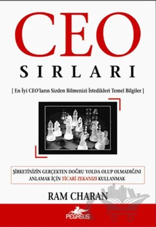 Ceo Sırları – Ram Charan – Pegasus Yayınları kitap kapağı