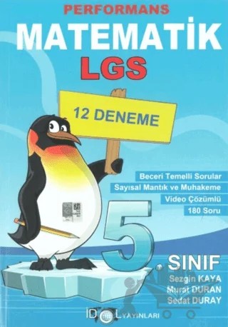 5. Sınıf LGS Performans Matematik 12 Deneme – Kolektif – İdol Yayınları kitap kapağı