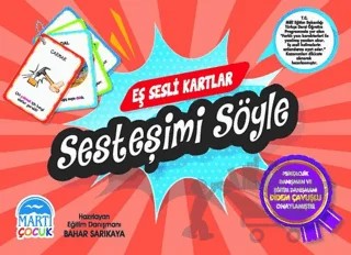 Eş Sesli Kartlar - Sesteşimi Söyle – Bahar Sarıkaya – Martı Çocuk Yayınları kitap kapağı