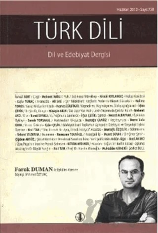 Türk Dili Sayı: 738 – Türk Dil Kurumu Yayınları kitap kapağı