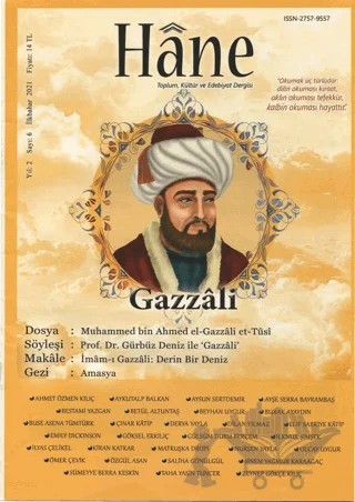 Hane Dergisi Yıl:2 - Sayı:6 - Gazzali Sayısı – Hane Yayınevi kitap kapağı