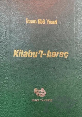 Kitabu’l-Haraç – İmam Ebu Yusuf – Hisar Yayınevi kitap kapağı