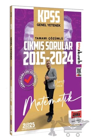 2025 KPSS Genel Yetenek Matematik 2015-2024 Konularına Göre Düzenlenmiş Tamamı Çözümlü Çıkmış Sorular – Deniz Atalay – Yargı Yayınevi kitap kapağı