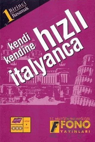 Hızlı İtalyanca 1. Basamak (2 kitap + 3 CD) – Kolektif – Fono Yayınları kitap kapağı