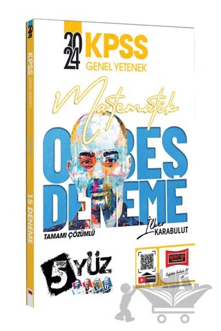 2024 KPSS 5Yüz Ekibi Matematik Tamamı Çözümlü 15 Deneme – İlker Karabulut – Yargı Yayınevi kitap kapağı