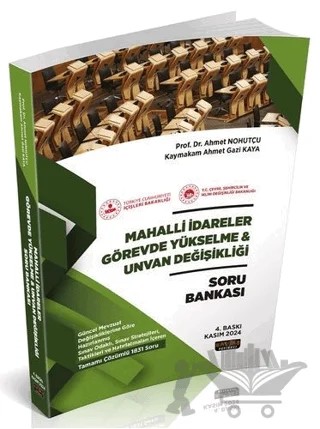 Mahalli İdareler GYS ve Unvan Değişikliği Soru Bankası – Ahmet Nohutçu, Ahmet Gazi Kaya – Savaş Yayınevi kitap kapağı