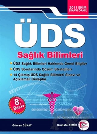 ÜDS Sağlık Bilimleri – Gürcan Günay, Mustafa Demir – Pelikan Tıp Teknik Yayıncılık kitap kapağı