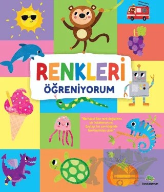 Renkleri Öğreniyorum – Kollektif – Bookalemun Yayınevi kitap kapağı