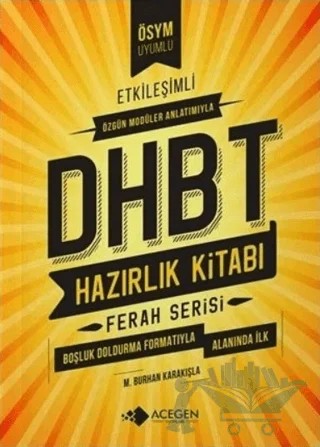 Boşluk Doldurmalı DHBT Hazırlık Kitabı – Kolektif – ACEGEN Yayınları kitap kapağı