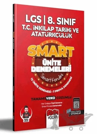 2022 LGS 8. Sınıf Smart İnkılap Tarihi Deneme Sınavları – Metin Uruk – Benim Hocam Yayınları kitap kapağı
