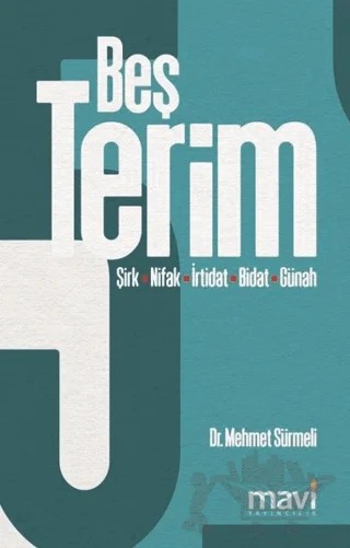 Beş Terim – Mehmet Sürmeli – Mavi Yayıncılık kitap kapağı