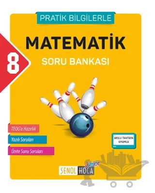 8. Sınıf Matematik Soru Bankası Pratik Bilgilerle – Kolektif – Şenol Hoca Yayınları kitap kapağı