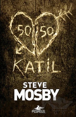 50/50 Katil – Steve Mosby – Pegasus Yayınları kitap kapağı