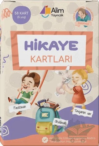 Hikaye Kartları 5 Yaş – Döne Okutan Avcı, Nilüfer Uzuntaş – Alim Yayıncılık kitap kapağı