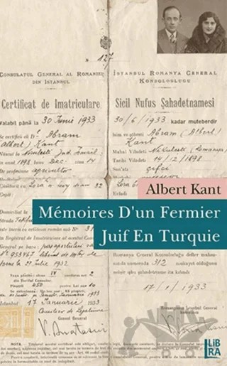 Memoires D’un Fermier Juif en Turquie – Albert Kant – Libra Yayınları kitap kapağı