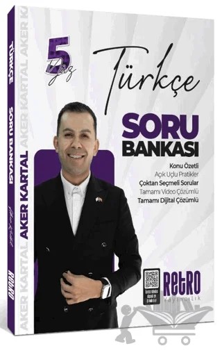 2025 KPSS Genel Kültür Türkçe Soru Bankası – Aker Kartal – Retro Yayıncılık kitap kapağı