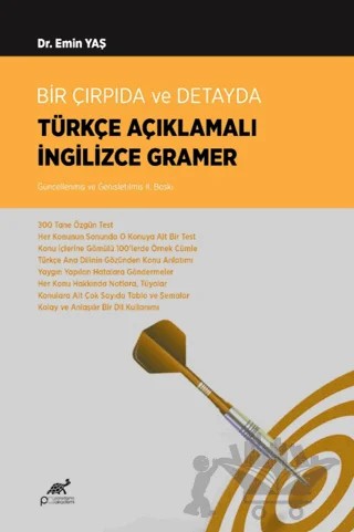 Bir Çırpıda ve Detayda Türkçe Açıklamalı İngilizce Gramer – Kolektif – Paradigma Akademi Yayınları kitap kapağı
