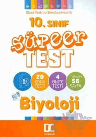 10. Sınıf Biyoloji Süper Test Çek Kopar – Kolektif – ​Doğru Cevap Yayınları kitap kapağı