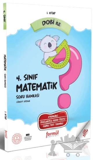 DOBİ 4. Sınıf Matematik Soru Bankası – Cüneyt Dizdar – Formül Yayınları kitap kapağı
