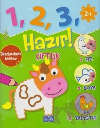 Çiftlik - 1, 2, 3, Hazır! – Kolektif – Parıltı Yayınları kitap kapağı