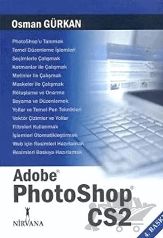 Adobe Photoshop CS2 – Osman Gürkan – Nirvana Yayınları kitap kapağı